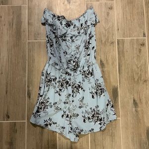 Womens Ruffled Romper